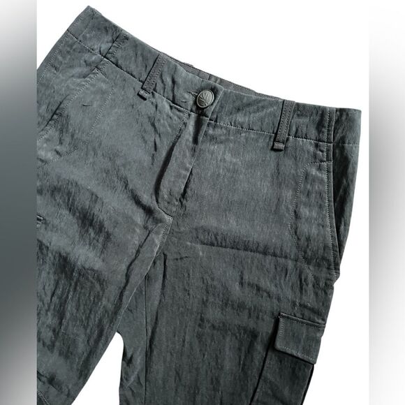 Rag & Bone Black Valli Sateen Cargo Pants Size 0 New with Tags - Picture 2 of 6